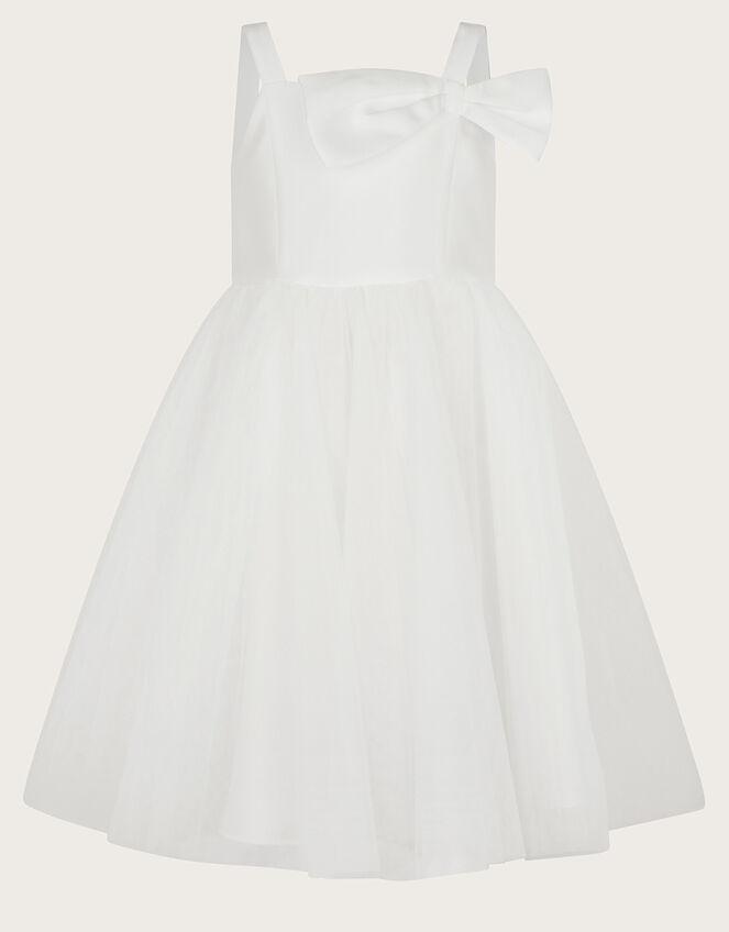 Betty Bow Dress, Ivory (IVORY), large