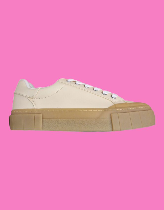 Good News Low Top Trainers, White (WHITE), large