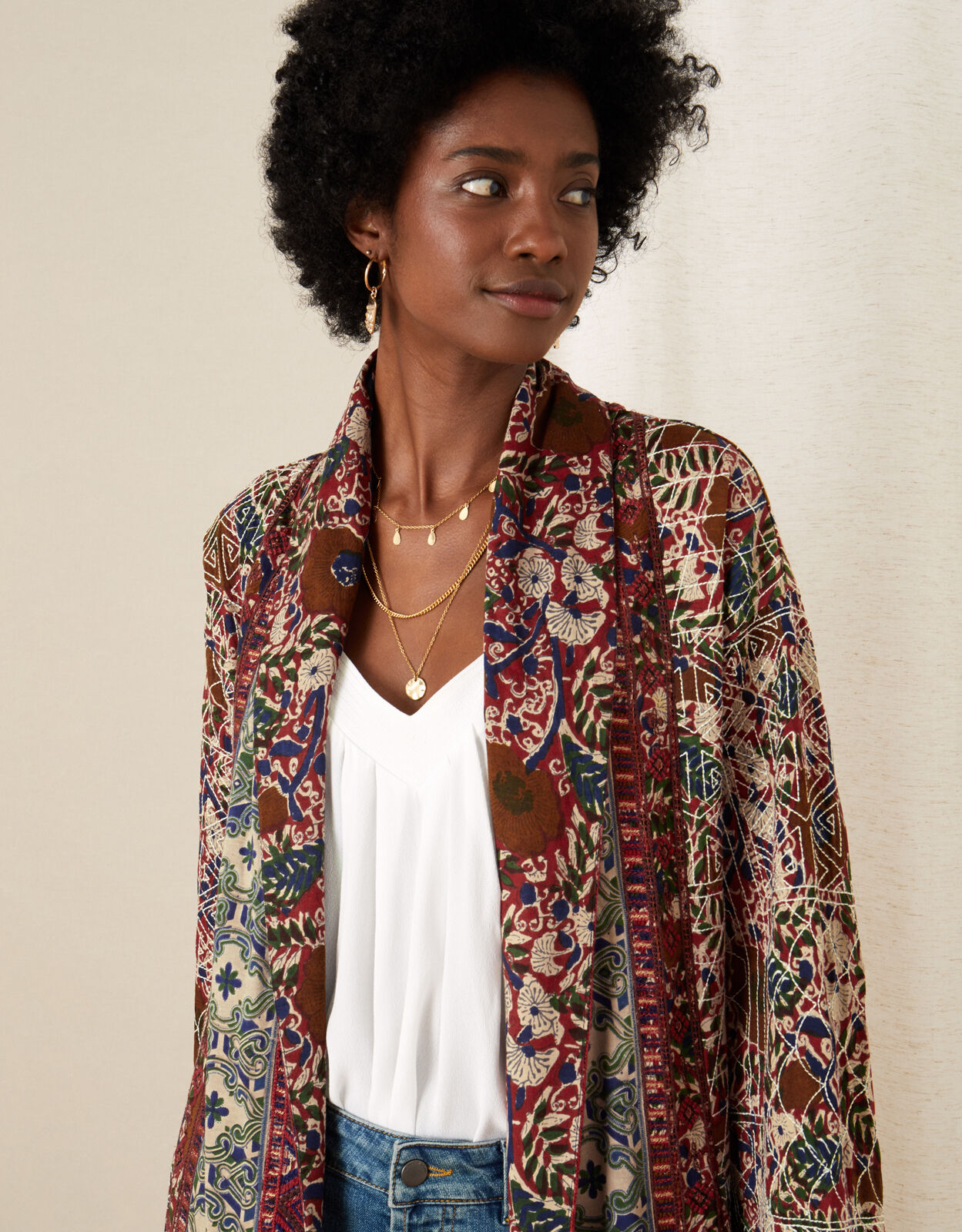 Ivory longline jacket online