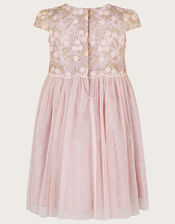 Baby Orianna Lace Tulle Dress, Pink (PINK), large