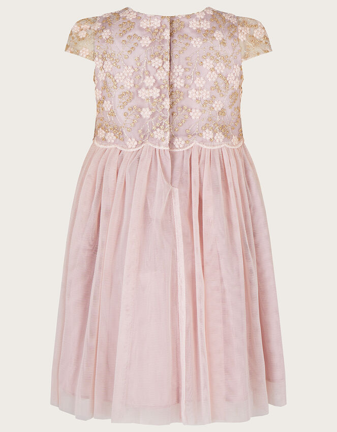 Baby Orianna Lace Tulle Dress, Pink (PINK), large