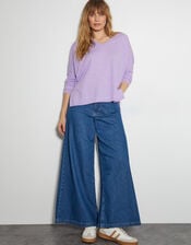 Vicki V-Neck Jumper, Purple (LILAC), large