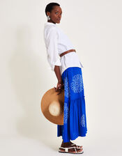 Meena Embroidered Dress, Blue (COBALT), large