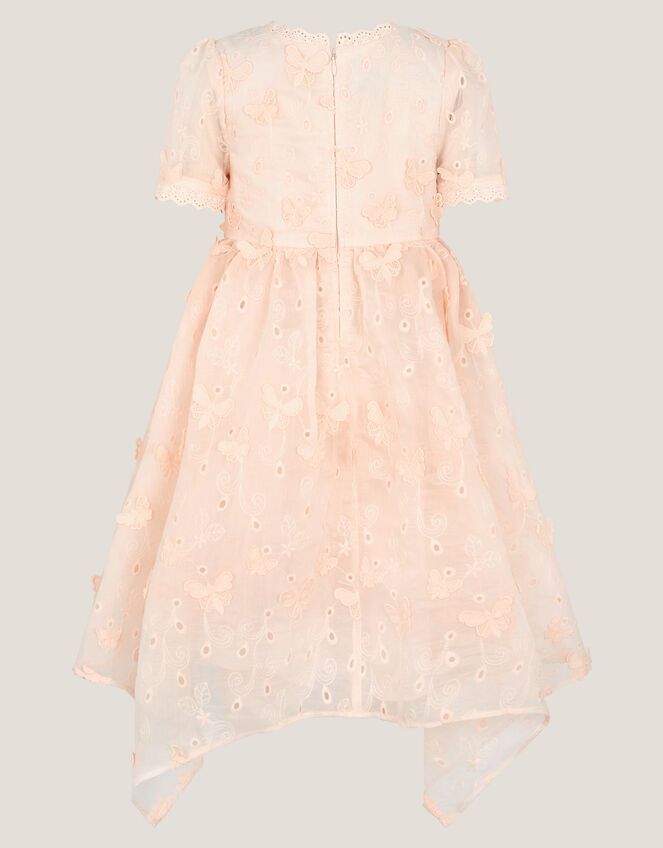 Beryl Butterfly Broderie Dress, Orange (PEACH), large