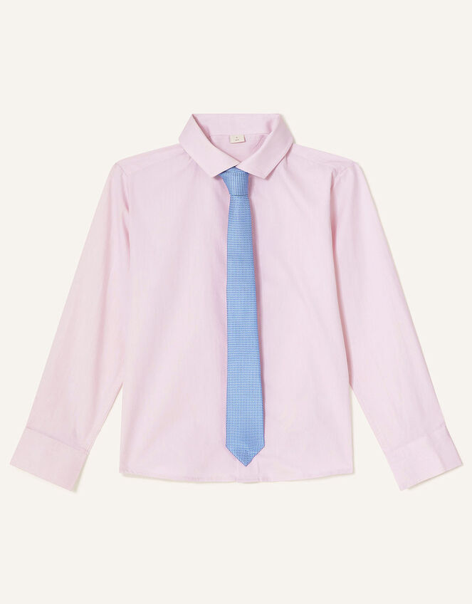 Jake Waistcoat, Shirt and Tie Set, Blue (BLUE), large
