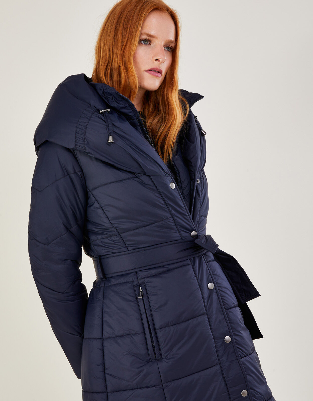 midi belted coat