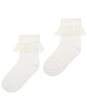 Ellen Gold Sparkle Socks, Gold (GOLD), large