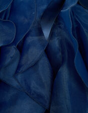 Cancan Ruffle Dress, Blue (NAVY), large