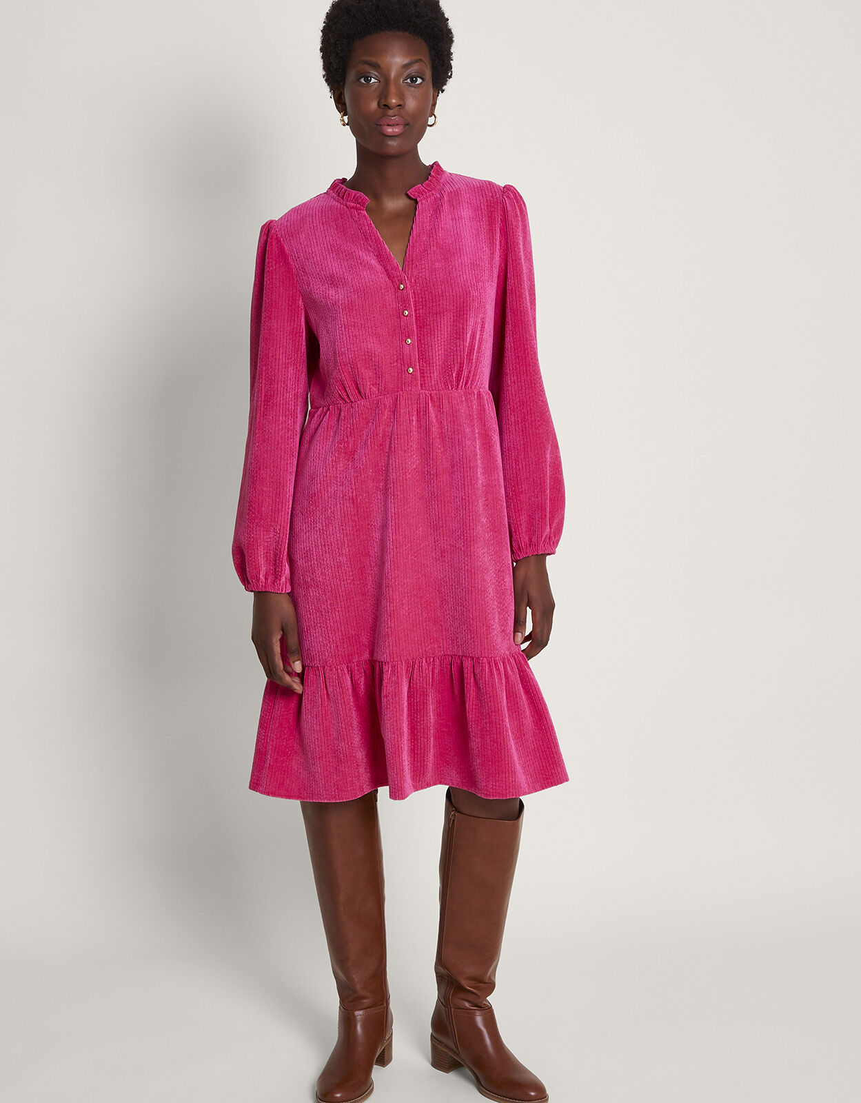 Monsoon corduroy dress top