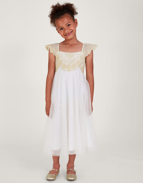 Estella Dress, Gold (GOLD), large