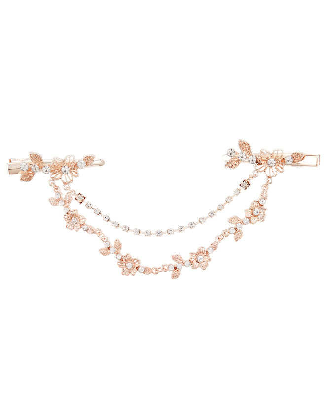 Diana Diamante Hair Clips, , large