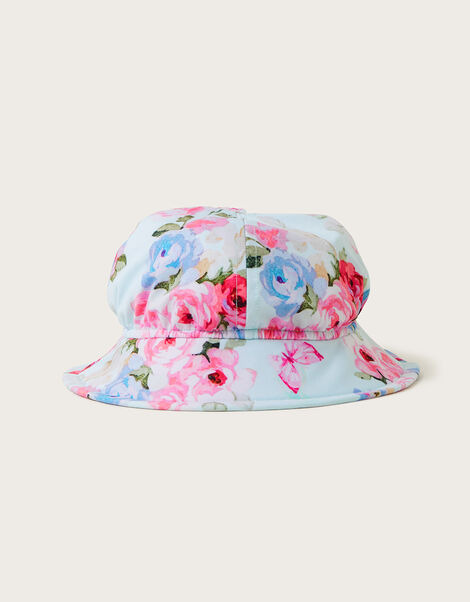 Baby Posey Floral Hat with UPF50+ Protection, Green (MINT), large