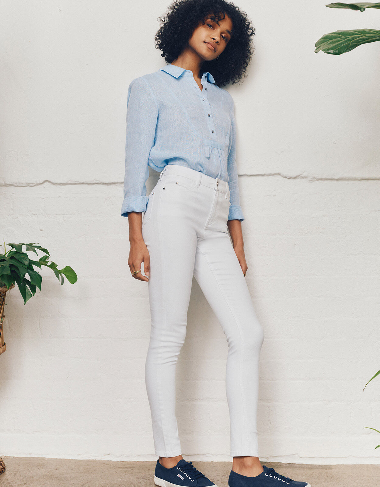 Iris Regular Length Skinny Jeans White Trousers Leggings Monsoon Global