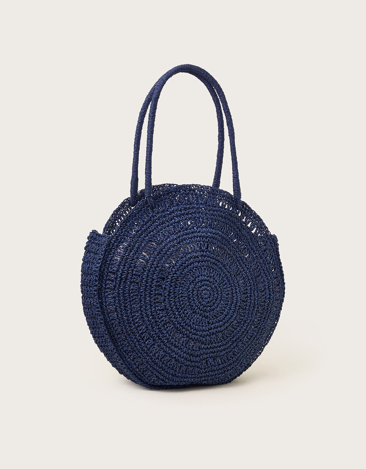 Round Raffia Bag