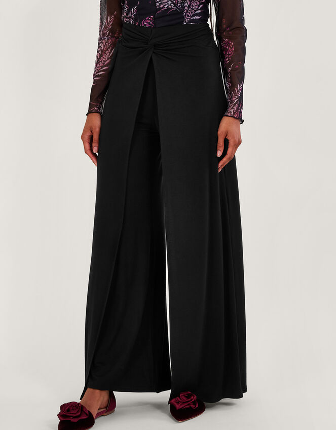 Wrap Trousers Black, Trousers & Leggings