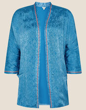 Bella Embellished Kimono, Blue (BLUE), large
