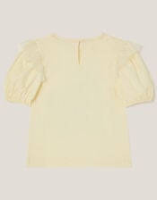 Unicorn Embellished T-Shirt, Ivory (IVORY), large