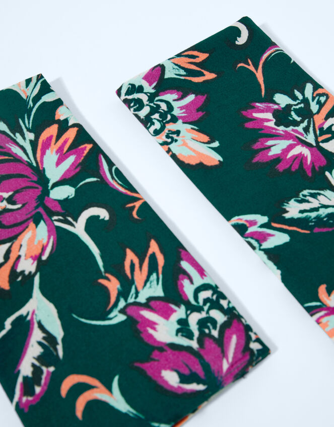 Floral Print Reusable Napkins Set of Two, , large