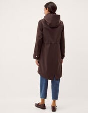 Ada Waterproof Raincoat, Brown (CHOCOLATE), large