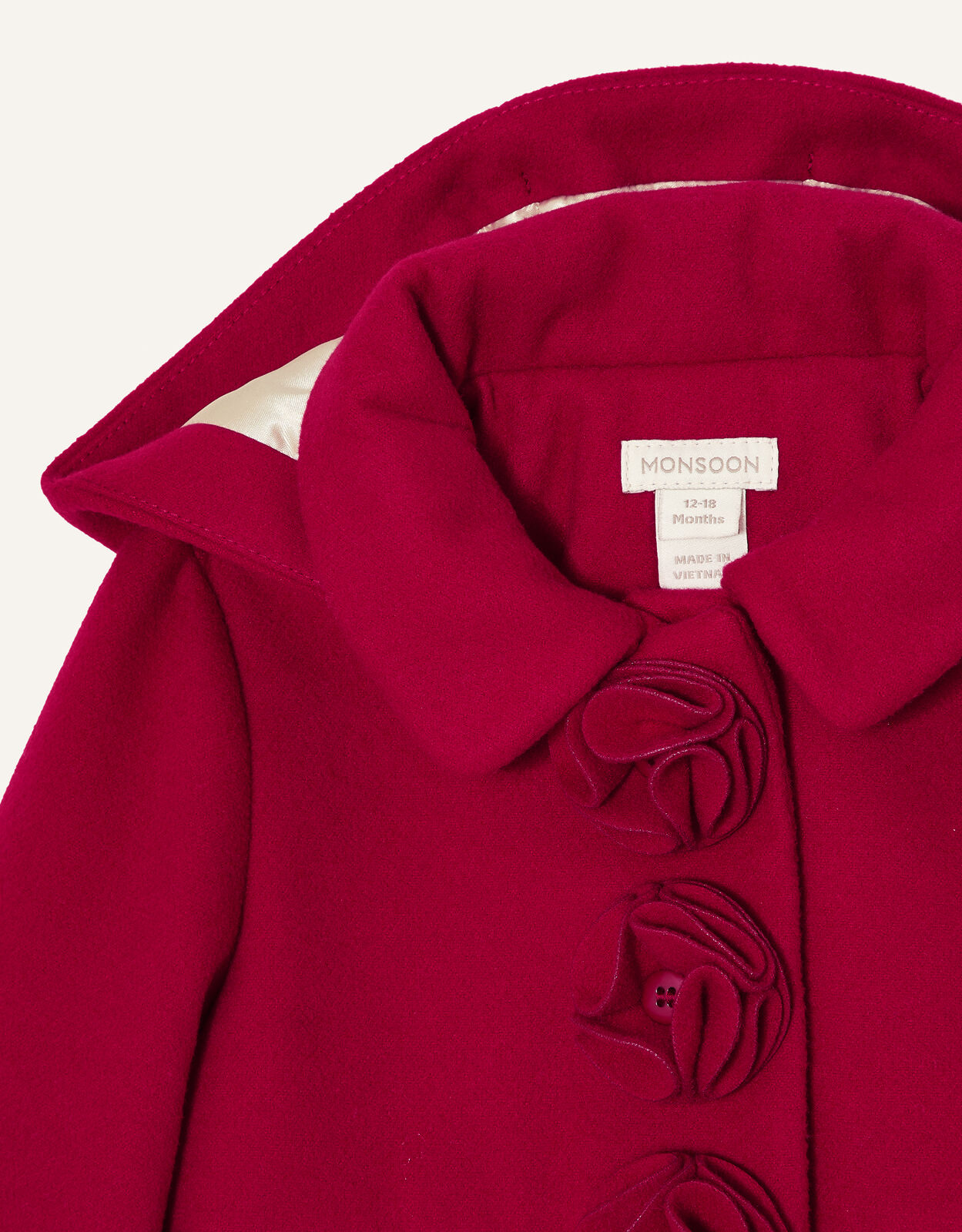 Monsoon hot sale red coat