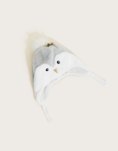 Baby Snowy Penguin Hat Multi, Multi (MULTI), large