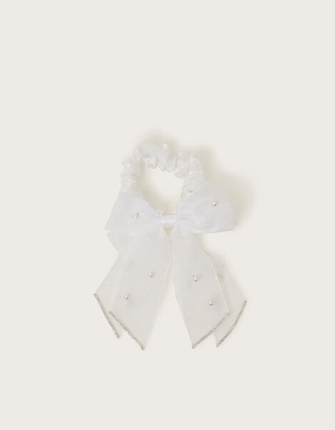 Communion Bow Scrunchie, , large