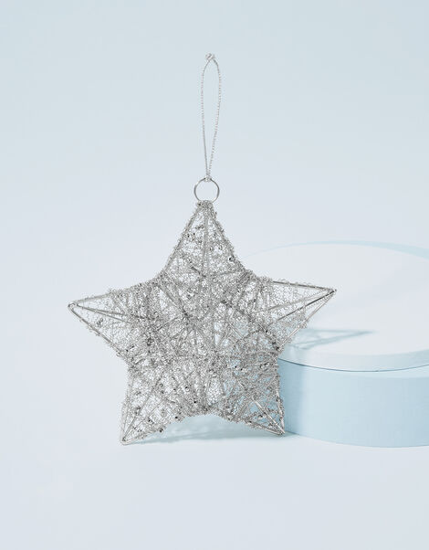 Wire Wrapped Star Hanging Decoration, , large