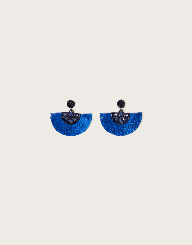 Statement Tassel Earrings, , large
