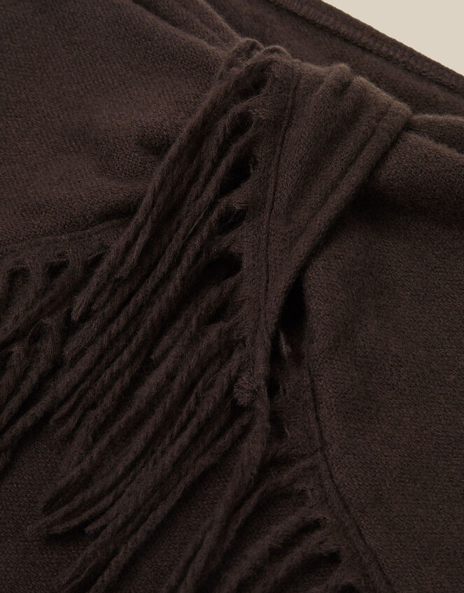 Beatrice Knitted Triangle Scarf, , large