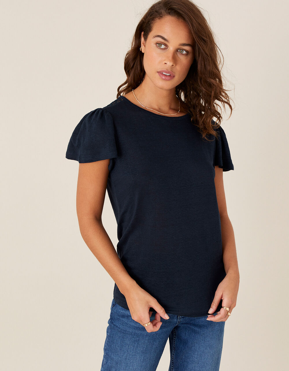 chaser flutter sleeve tee