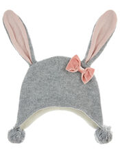 Baby Ellie Floppy Bunny Ears Nepal, Grey (GREY), large