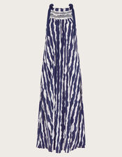 Caity Stripe Dress, Blue (NAVY), large