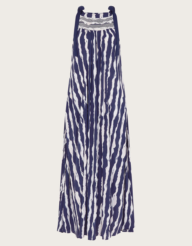 Caity Stripe Dress, Blue (NAVY), large