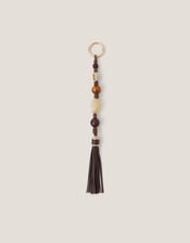 Beaded Tassel Bag Charm, , large