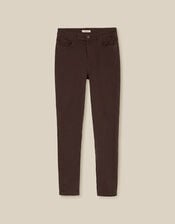 Nadine Skinny Jeans, Brown (CHOCOLATE), large