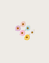 Sunny Sunflower Hair Clips 6 Pack , , large