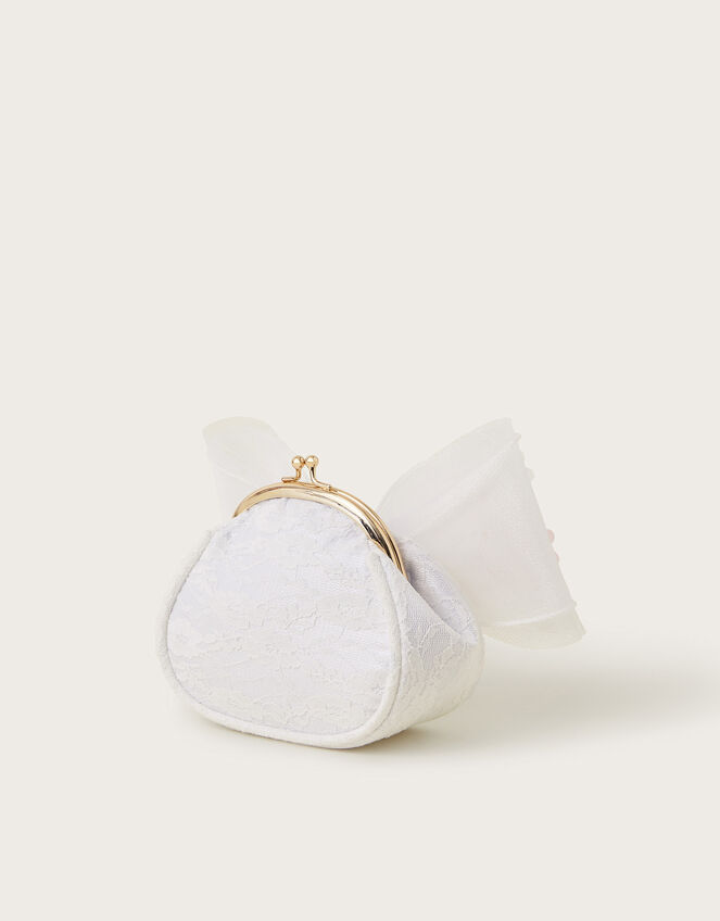 Maggie Embroidered Petal Bow Bag, , large