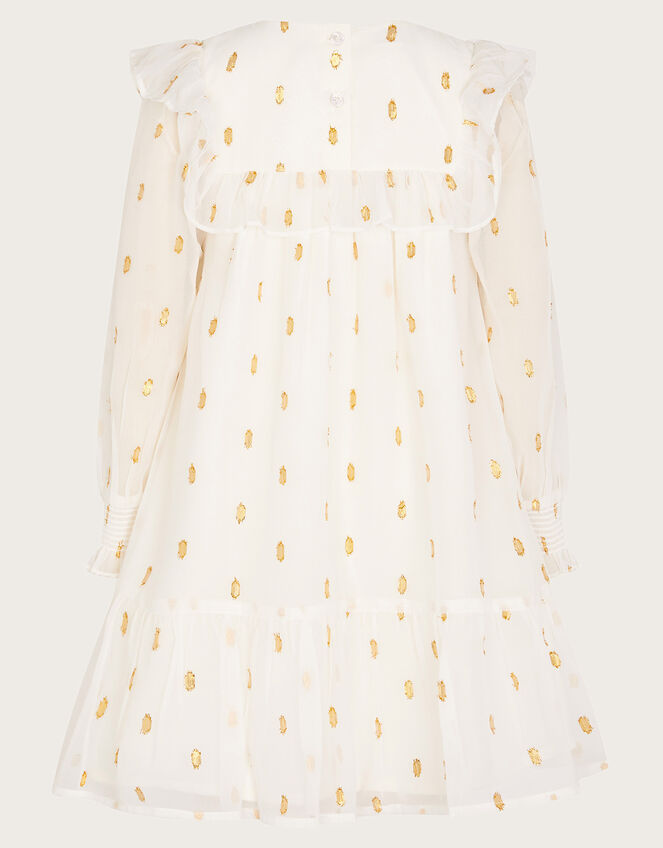 Dobby Sparkle Dress, Ivory (IVORY), large