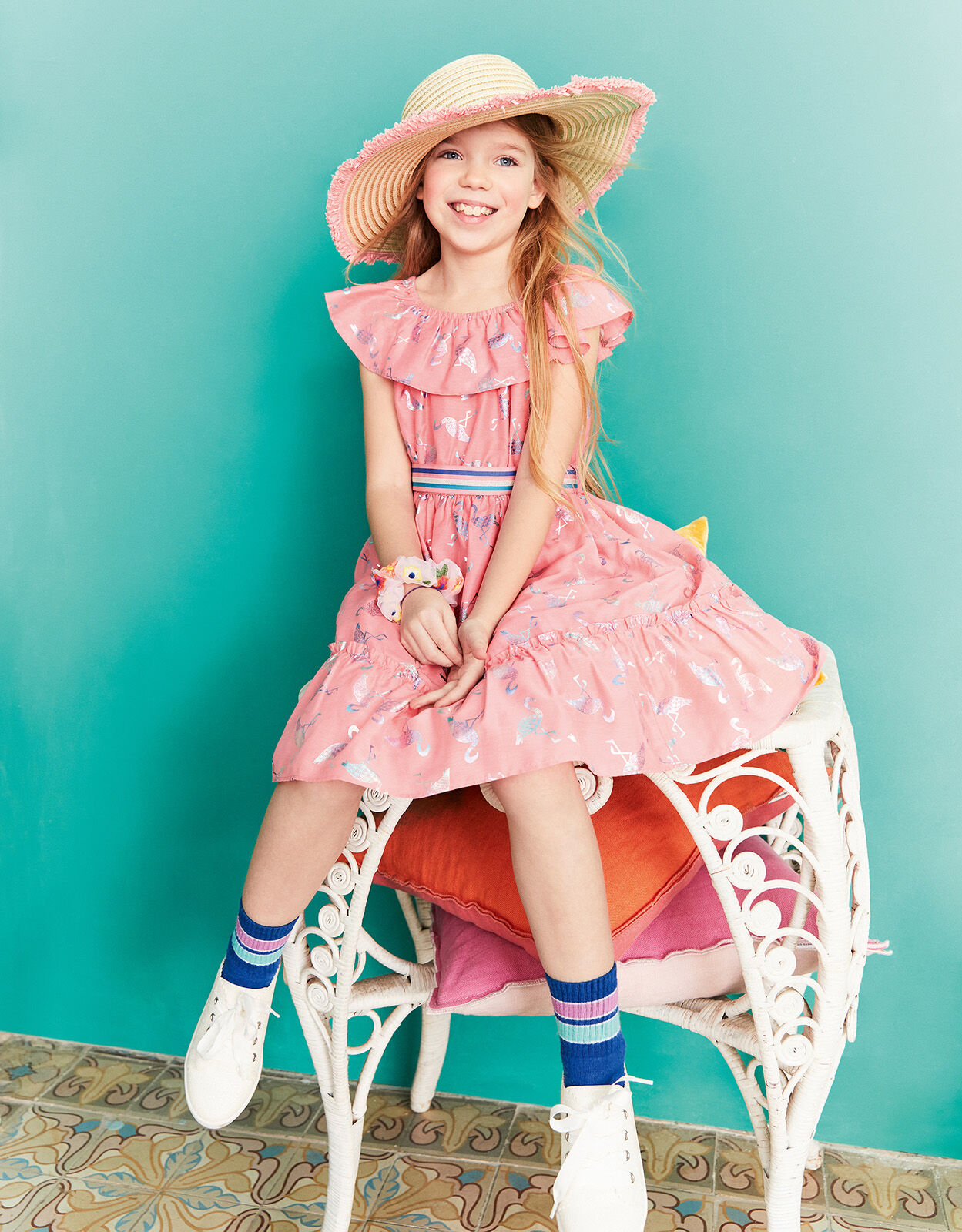 Monsoon flamingo dress store
