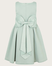 Molly Scuba Bridesmaid Dress, Green (SAGE), large