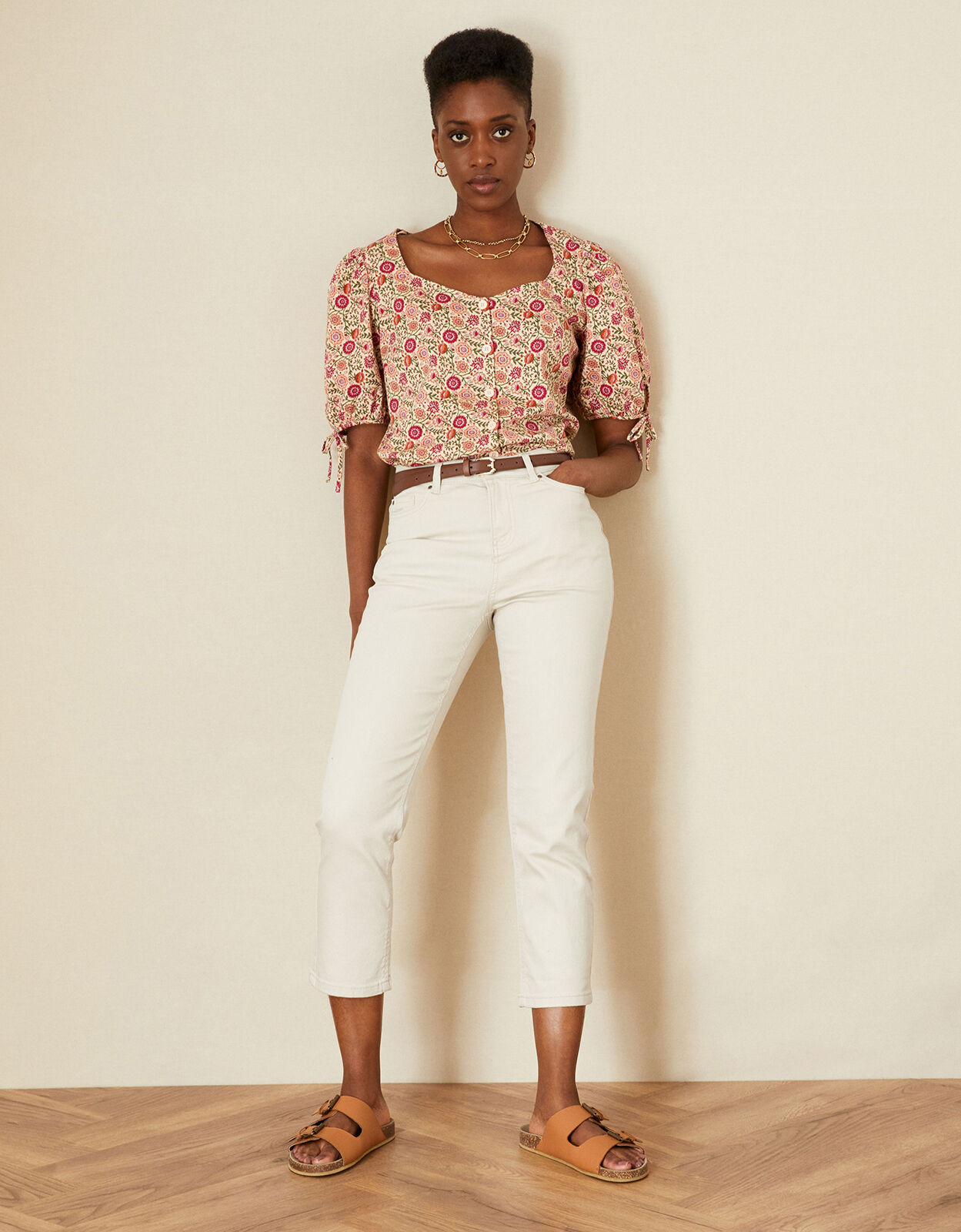Safia Denim Jeans Natural | Trousers 