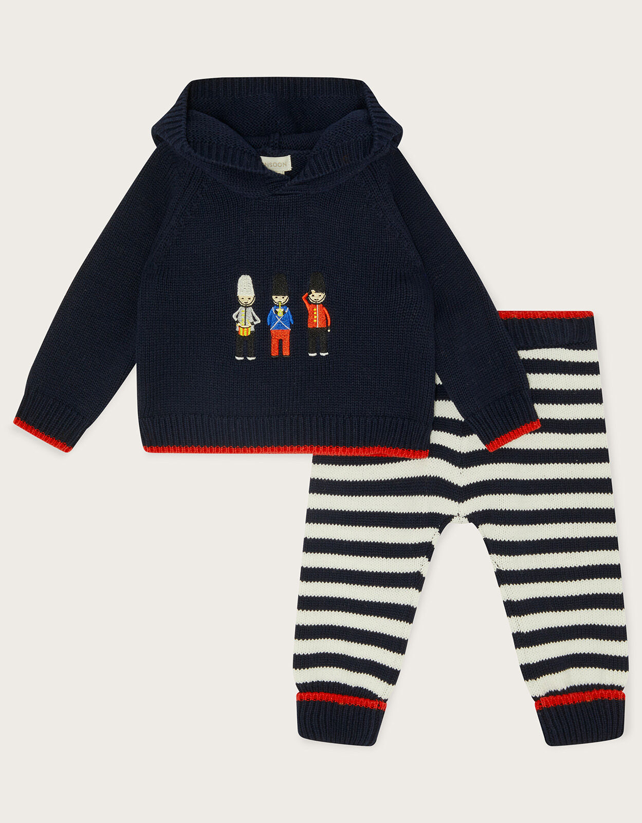 Newborn hoodie top set