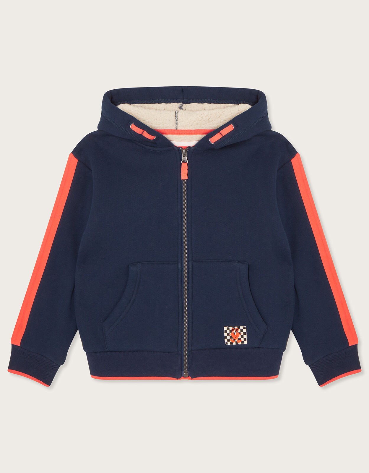 Borg lined hoodie boys sale