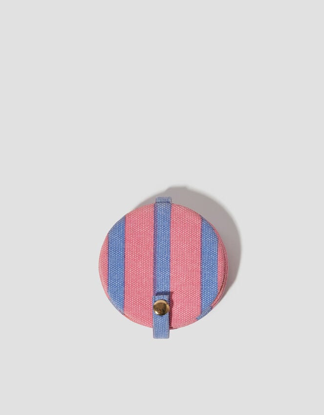 Shell Embroidered Compact Mirror, , large