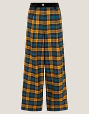 Monsoon x Sarah Corbett-Winder Tartan Suit Trousers, Yellow (YELLOW), large