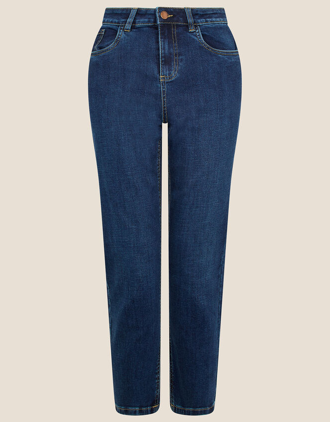 Safaia 7/8 Denim Jeans, Blue (INDIGO), large