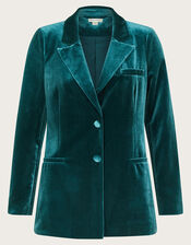 Vicky Velvet Jacket , PEACOCK, large