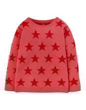 Frugi Zola Reversible Jumper, Pink (PINK), large