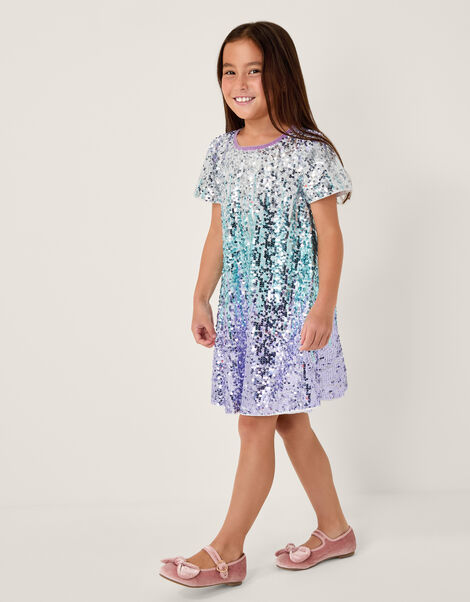 Mermaid Sequin Ombre Dress, Multi (MULTI), large