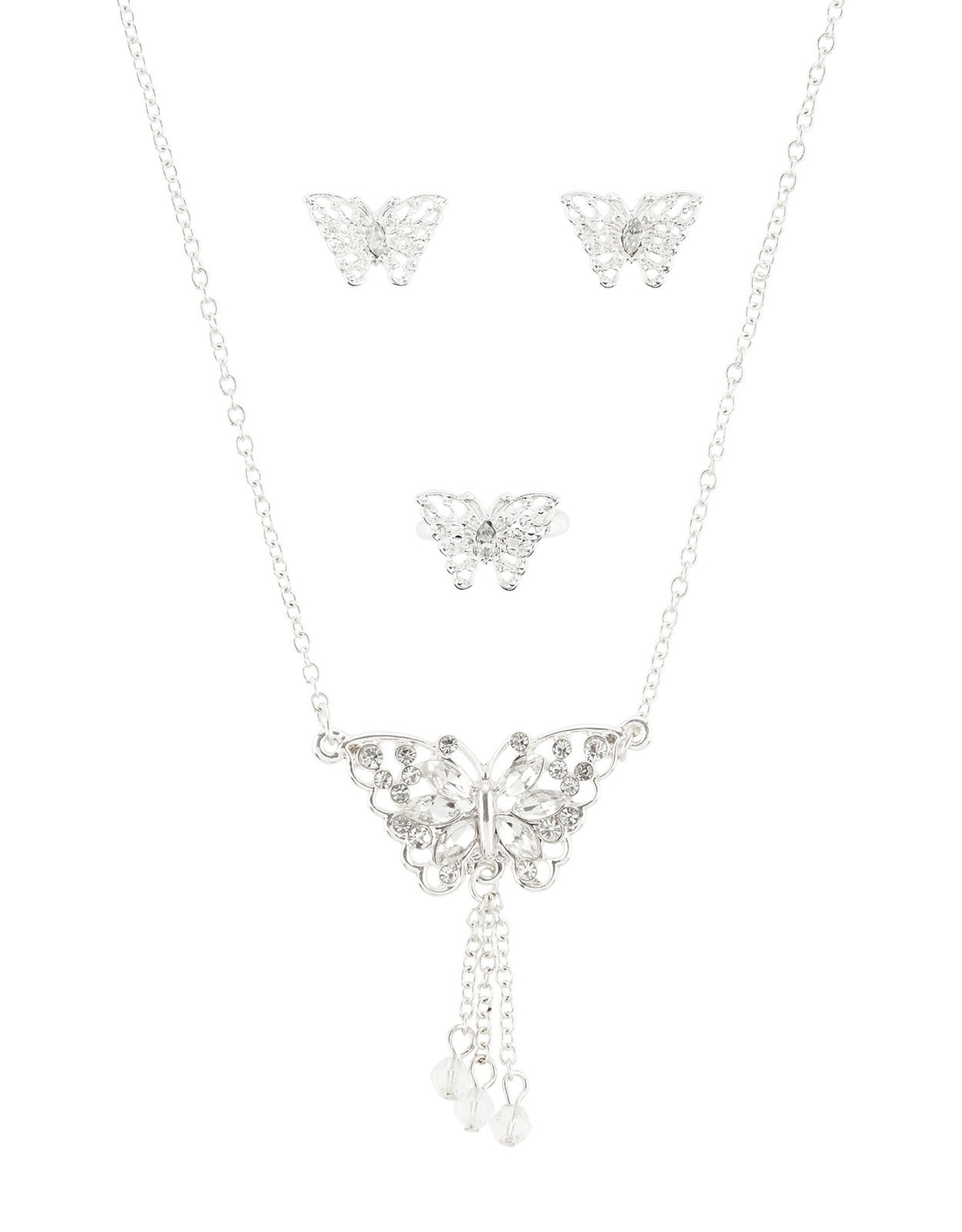 Carmen Butterfly Jewellery Set , , large